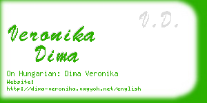 veronika dima business card